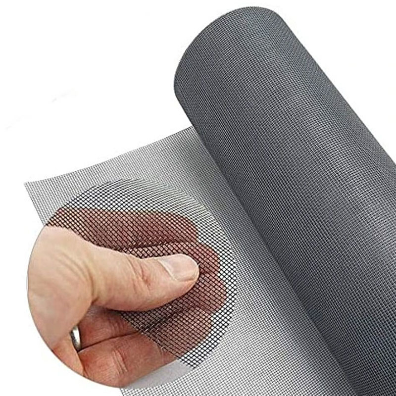 Moustiquaire noire en fil de polyester